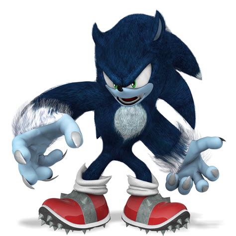 Sonic The Werehog Render by Nibroc-Rock on DeviantArt | Sonic, Baby animal drawings, Retro ...