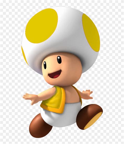 Yellow Toad Mario Png - canvas-share