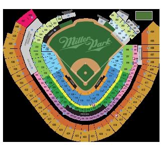 8 Photos Brewers Seating Chart Detailed And View - Alqu Blog