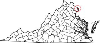 Map of Va: Alexandria County