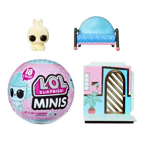 LOL Surprise! Minis with 5+ Surprises - Fuzzy Tiny Animals, Collect to Build a Tiny House ...