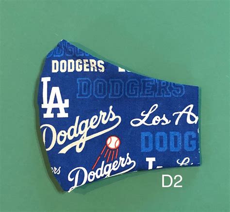 Face Mask Dodgers LA Dodgers Los Angeles Made in USA | Etsy