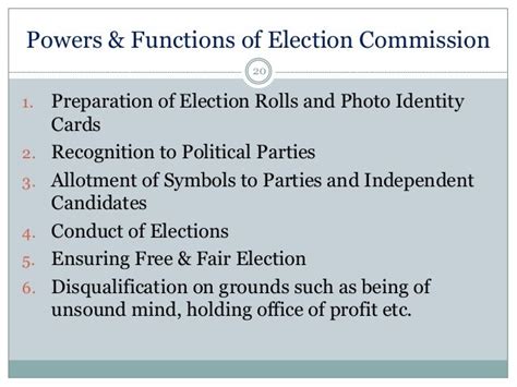 Elections & Election Commission