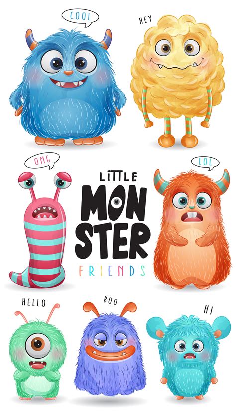 Little Monster Clip Art