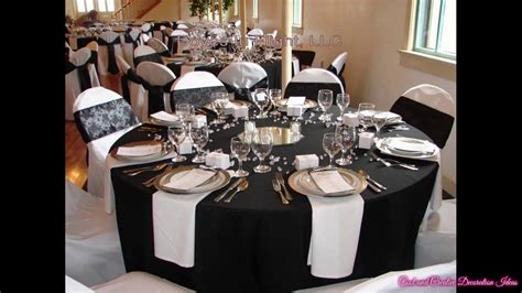 Black and White Party Decorations Ideas - YouTube