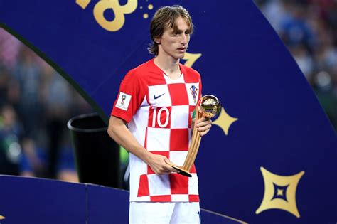 Luka Modric wins the World Cup Golden Ball as best player at tournament ...