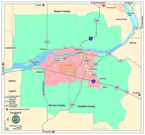 Umatilla Army Depot Map – 610 KONA