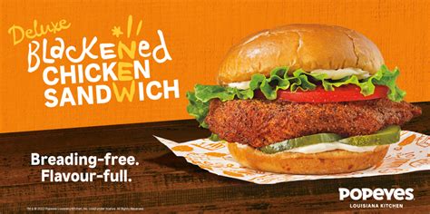 Popeyes Blackened Deluxe Chicken Sandwich launches today in Canada | Dished