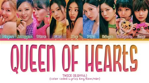 TWICE Queen of Hearts Lyrics (Color Coded Lyrics) Chords - Chordify