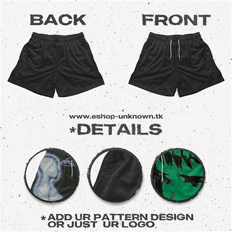 mesh shorts mock up :: Behance