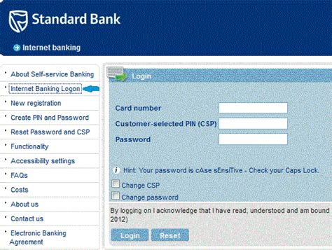 Standard bank internet banking log on ~ Online Banking | Internet Banking