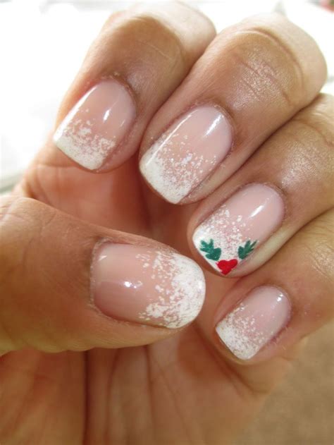 Image result for french nails Christmas | Christmas gel nails, Xmas ...