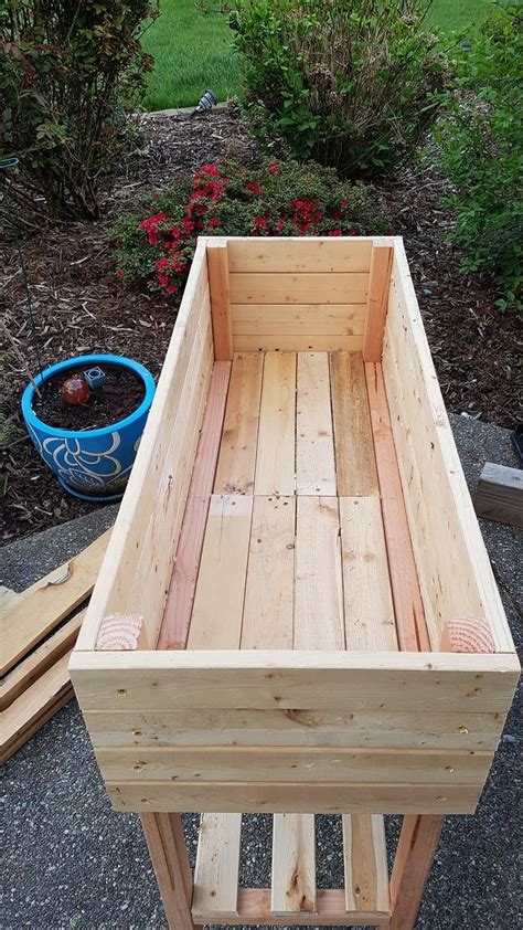 DIY tall wood garden planter plans instant download Build | Etsy in 2021 | Raised garden beds ...