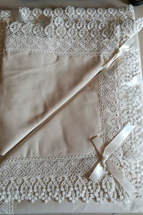 Romantic Bedding With Lace Edge.victorian Bedding,white Lace Bedding ...