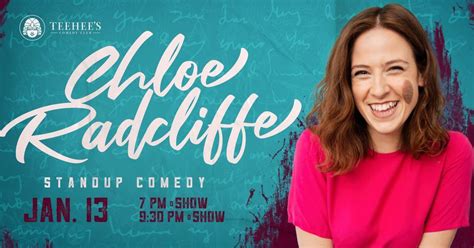 Chloe Radcliffe | Stand-Up Comedy, Teehee's Comedy Club, Des Moines, 13 January 2024 | AllEvents.in