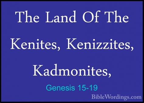 Genesis 15 - Holy Bible English - BibleWordings.com