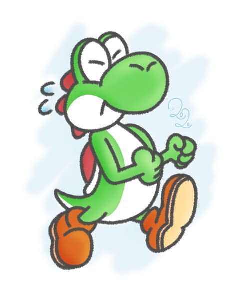 Flutter Jump Yoshi by HassanLechkar on DeviantArt