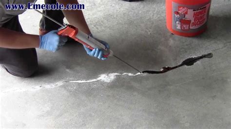 Concrete Slab Crack Repair Instructional Video - YouTube