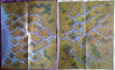 CLASSIC BATTLETECH PAPER Maps River Delta #1 & #2 £13.25 - PicClick UK