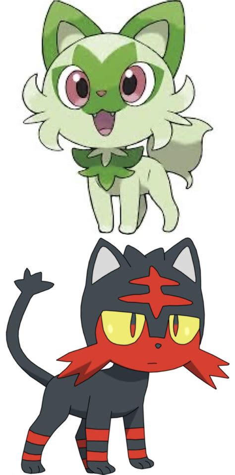 That moment when you realize that Sprigatito is just Litten’s pot-headed girlfriend : r ...