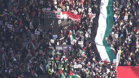 Israel-Hamas war: Thousands descend upon London for pro-Palestinian march | News UK Video News ...