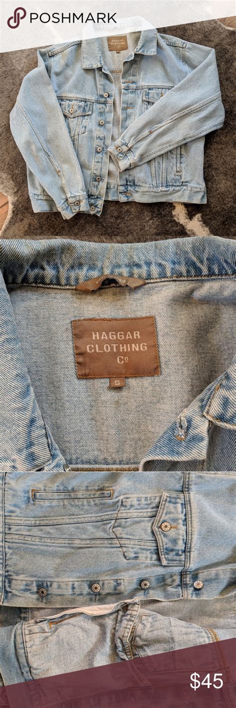 Haggar Clothing Co Jean Jacket | Vintage jean jacket, Clothing co, Vintage jacket