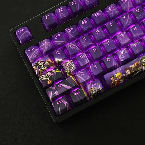 Anime Genshin Impact Keycap PBT Mechanical Keyboard Keycaps 108 Key For ...