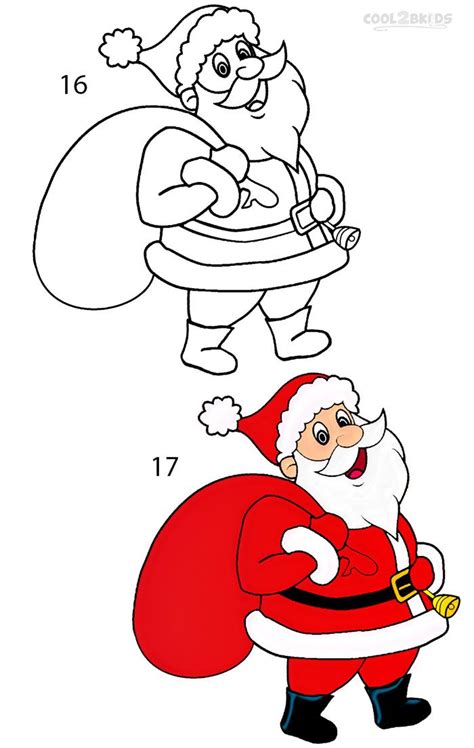 How to Draw Santa Claus Step by Step