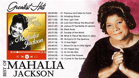 Mahalia Jackson | Best Songs Of Mahalia Jackson | Gospel Playlist - YouTube