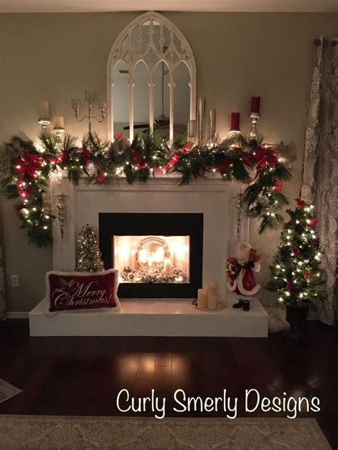 Pin on My Christmas decor | Christmas mantel decorations, Christmas ...