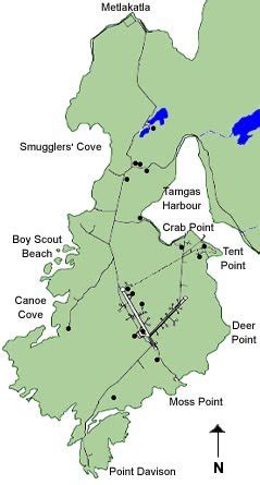 Metlakatla Peninsula Map