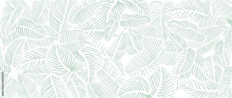 Abstract leave background pattern vector. Tropical monstera leaf design ...