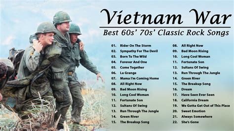 Greatest Rock N Roll Vietnam War Music - 60S And 70S Classic Rock Songs Collection - YouTube Music