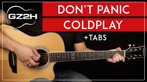 DON'T PANIC - COLDPLAY GUITAR LESSON - GuitarZero2Hero