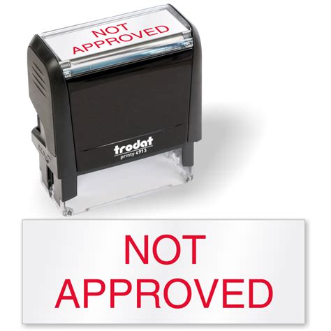 Not Approved QC Stamp Self inking, SKU - IS-0134