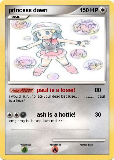 Pokémon princess dawn - paul is a loser! - My Pokemon Card