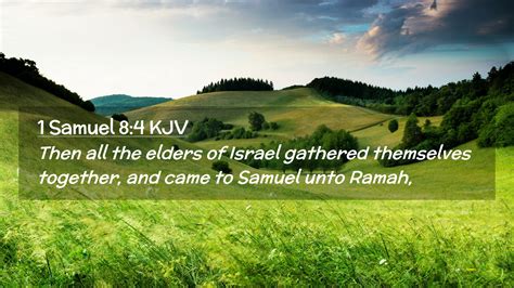 1 Samuel 8:4 KJV Desktop Wallpaper - Then all the elders of Israel ...