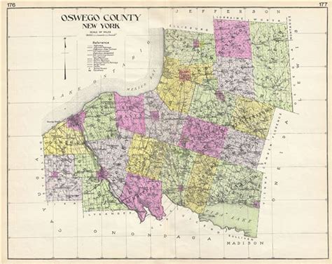 Oswego County New York.: Geographicus Rare Antique Maps