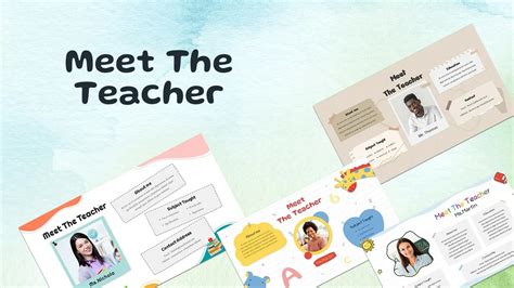 Free Meet the Teacher Presentation Templates for Google Slides