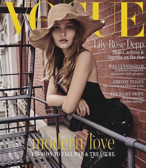 LILY-ROSE DEPP on the Cover of Vogue Magazine, Australia February 2019 ...