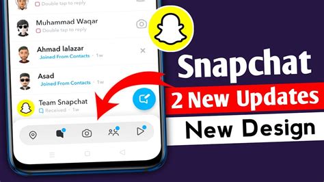 Snapchat 2 new updates | Snapchat navigation bar redesign | Generative Profile backgrounds - YouTube