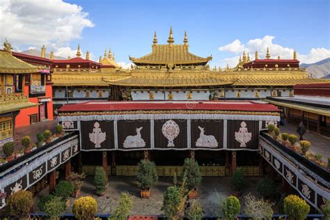 Jokhang Temple stock image. Image of travel, asia, traditional - 150612675