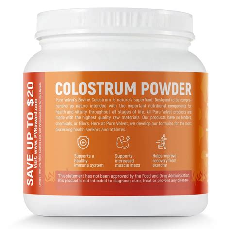 Bovine Colostrum Powder for Adults - Colostrum for Humans – Pure Velvet Extracts