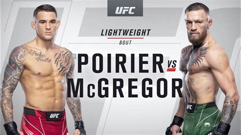 UFC 264: Dustin Poirier vs Conor McGregor Highlights - YouTube