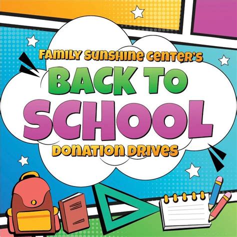 FSC’s Back-to-School Drives Support Students’ Success! - Family Sunshine Center