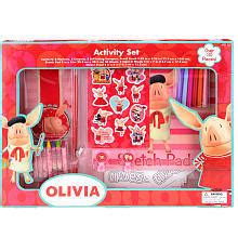 OLIVIA ( OLIVIA THE PIG ) ACTIVTY SET -- OLIVIA FANS WILL ENJOY!! BRAND ...