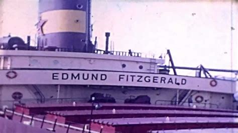 Edmund Fitzgerald and Crew - Rare Footage; amateur video, filmed November, 1968, shortly before ...