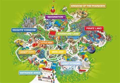 mappa-legoland.png 722×500 pixel | Parchi di divertimento, Divertimento, Mappa