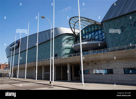 The M&S Bank Arena (Liverpool Arena or Echo Arena), venue for the 2023 ...