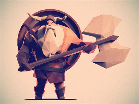 Low Poly - Characters on Behance